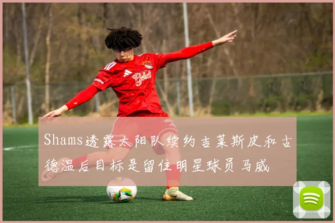 Shams透露太阳队续约吉莱斯皮和古德温后目标是留住明星球员马威